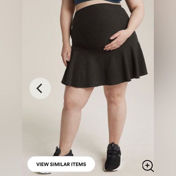 Beyond the Bump Blue Skirt - Picture 10 of 16